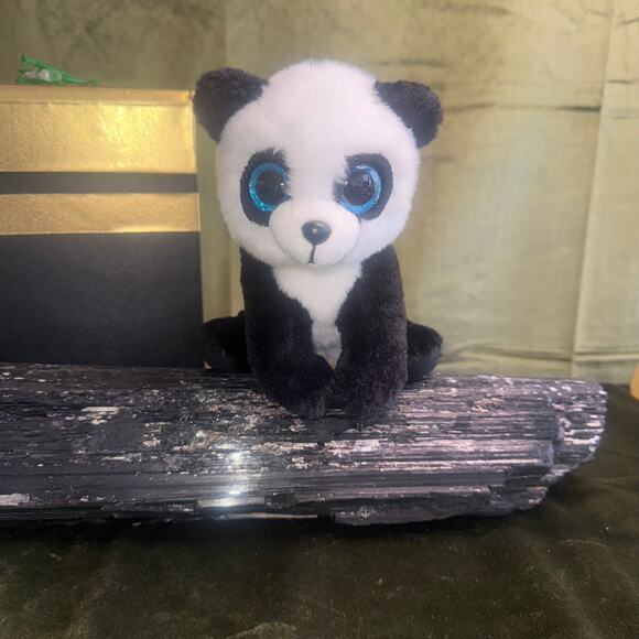 TY Beanie Baby Ming Panda Plush Sewn Tag Collectible Soft Toy - Picture 1 of 4
